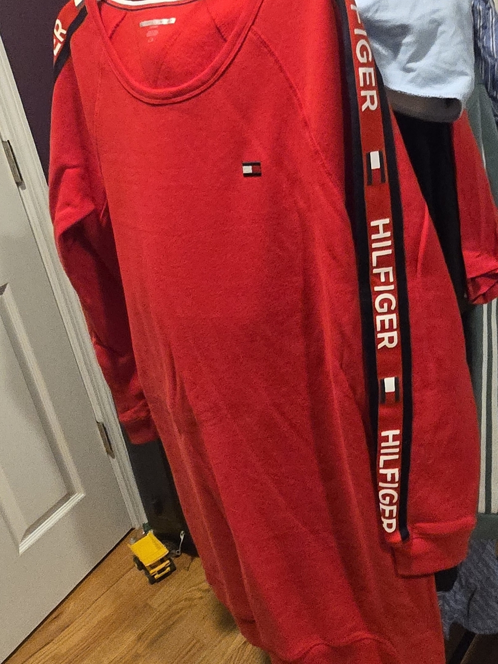 Tommy Hilfiger Kids Red Logo Crewneck Sweatshirt